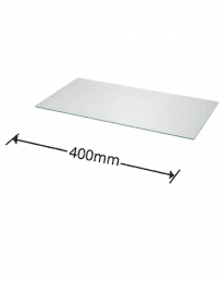 5mm Glass Shelves 400mm Wide