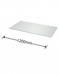 5mm Glass Shelves 1200mm Wide