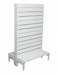 Metal Back Slat Panel Gondolas