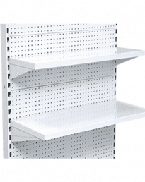 Metal Flat Front Gondola Shelving