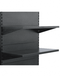 Hammertone Flat pegboard Shelves