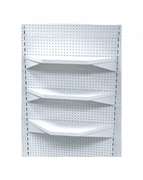 Metal Shelf For Corner Bay Gondolas