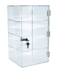 Acrylic Display Case 4 Shelf (IAC 801)