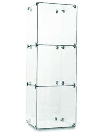 Cube 3 Glass Display Tower (CUBE-3STEP)