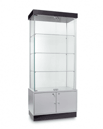 Semi Frameless Display Showcase Cabinets