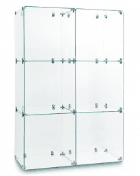 Twin 3 Cube Glass Display Tower (CUBETT-3)