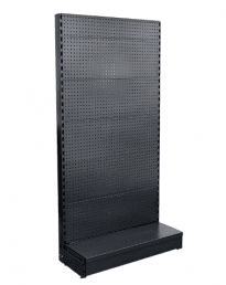 Narrow Single Sided Hammertone Shelving long