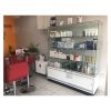 Deluxe Frameless Display Cabinet With Storage