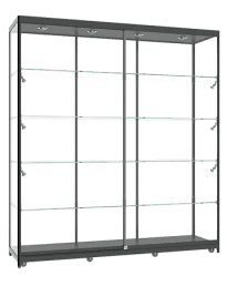 1800mm Aluminium Framed Glass Display Cabinet
