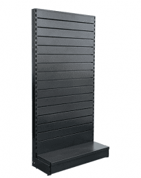 Narrow Base Single Sided Hammertone Slatwall