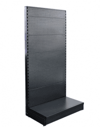 Single Sided Hammertone Shelving with Kickplate