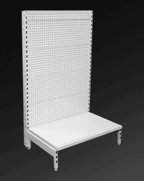 STARTER Single Sided Volcano Metal Pegboard Back 550mm