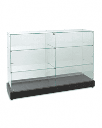 Frameless Glass Shop Display Counters (FVC-1500 Front View)