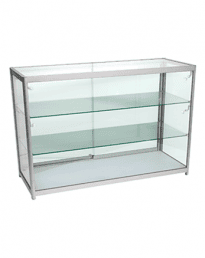 Display Glass Counter Showcase Cabinet (VS-1200 Front View)