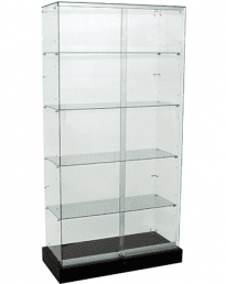 Frameless Glass Shop Display Showcase 900mm & 1200mm (FVU-900)