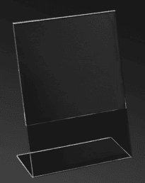 Counter Standing Info Sign Holders (IAC-404 A4 Leaning Back)