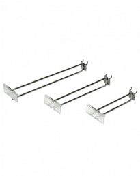 Heavy Duty Flipper Scan Volcano Pegboard Slatwall Hooks (IFHHD+RF80)