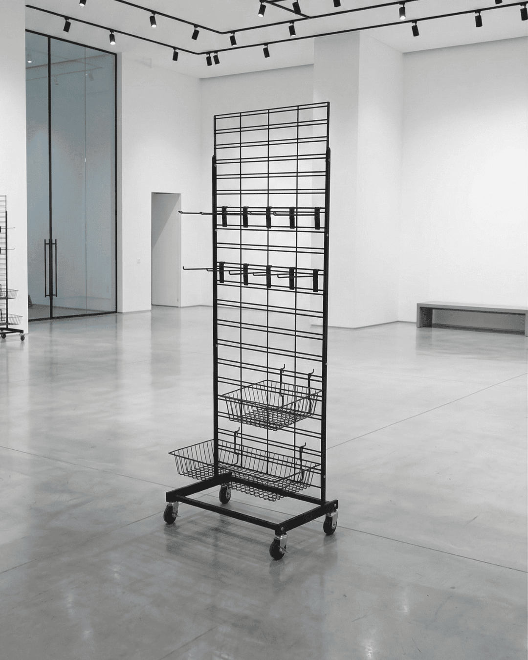 Slat Display Grid Mesh